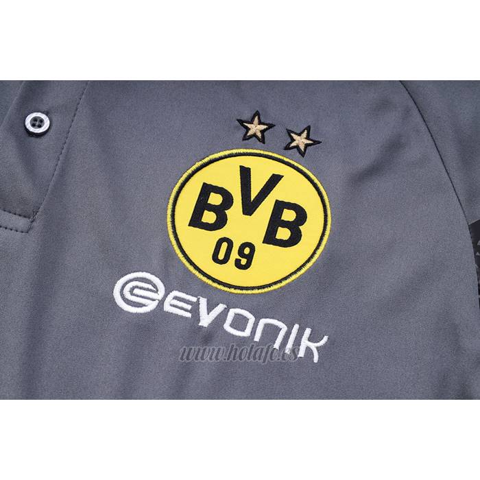 Camiseta Polo del Borussia Dortmund 2023-2024 Gris